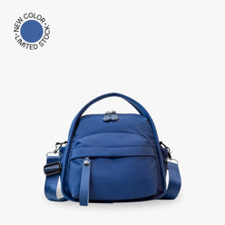 Crossbody Bag Water-Repellent Nylon with Double Zip and Pockets