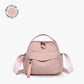 Crossbody Bag Water-Repellent Nylon with Double Zip and Pockets