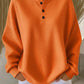 Waffle Knit Henley Sweatshirt