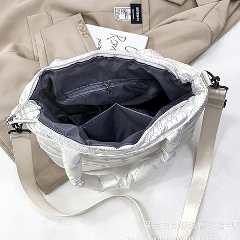 Tote Bag Cotton Nylon with Removable Strap