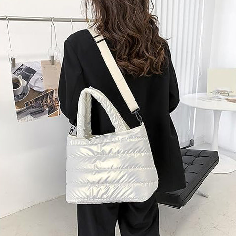 Tote Bag Cotton Nylon with Removable Strap