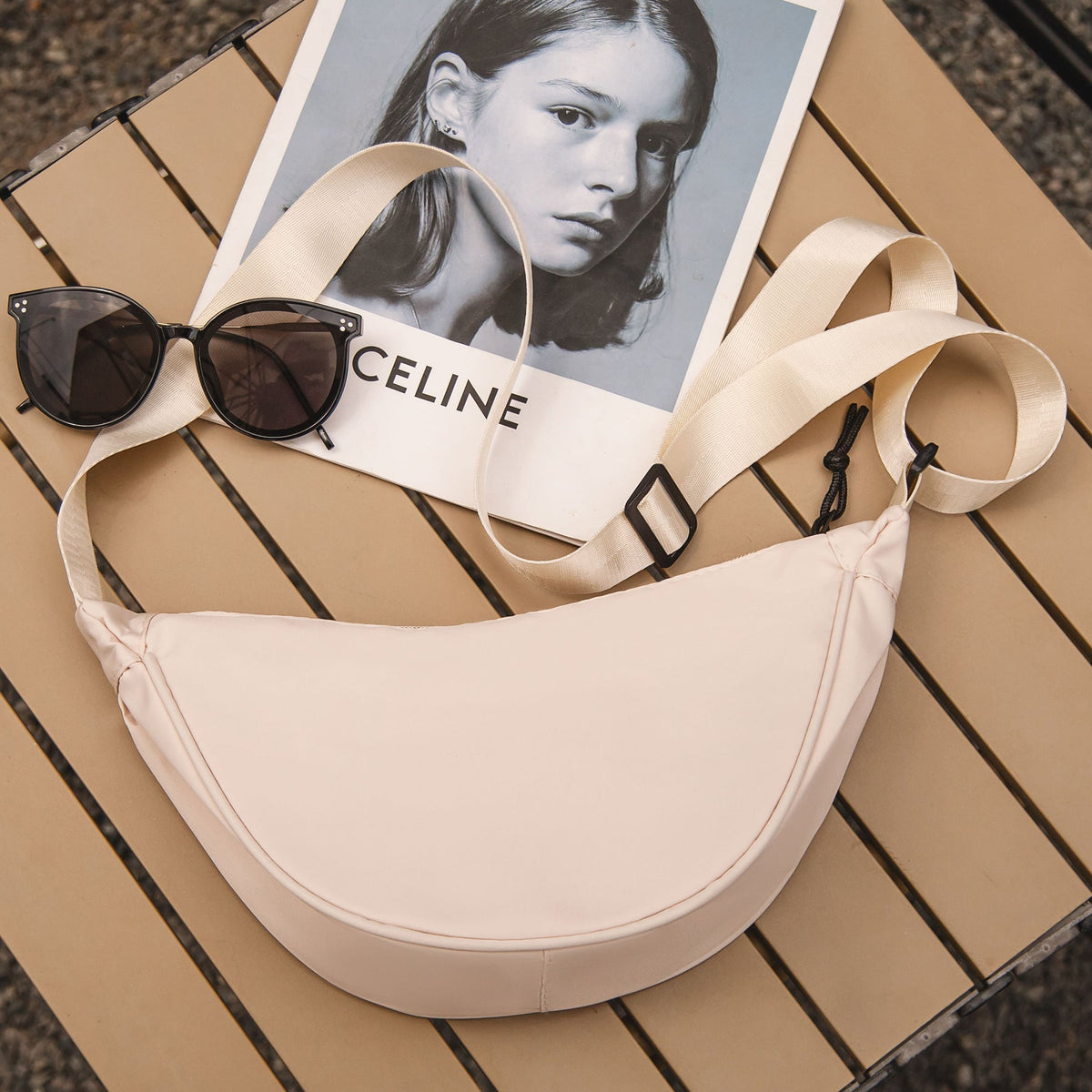 Crossbody Bag Nylon with Adjustable Strap