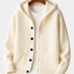 Rib-Knit Hooded Cardigan