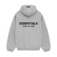 Essentials Hoodie Fleece Light Heather Grey - Fear of God