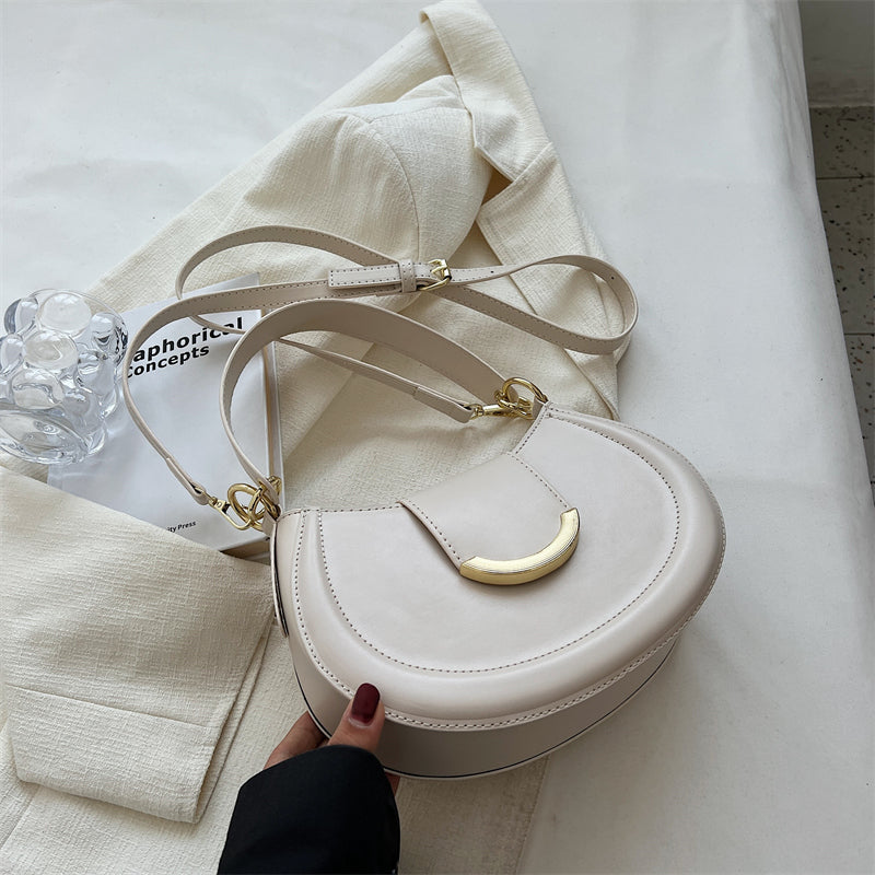 Crossbody Bag Faux Leather with Top Handle and Removable Strap