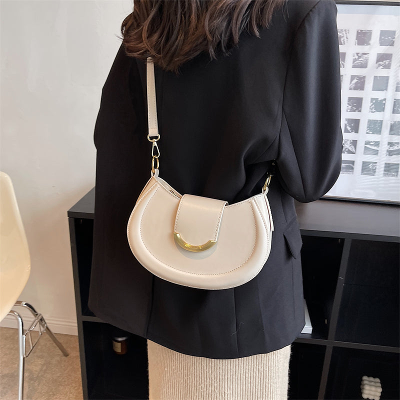 Crossbody Bag Faux Leather with Top Handle and Removable Strap