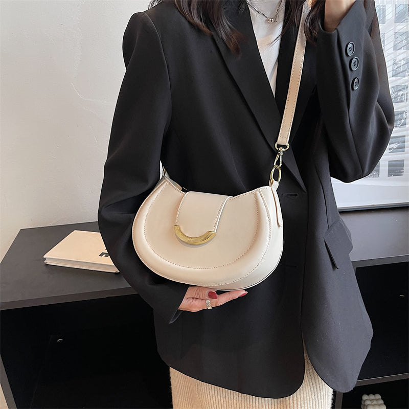 Crossbody Bag Faux Leather with Top Handle and Removable Strap
