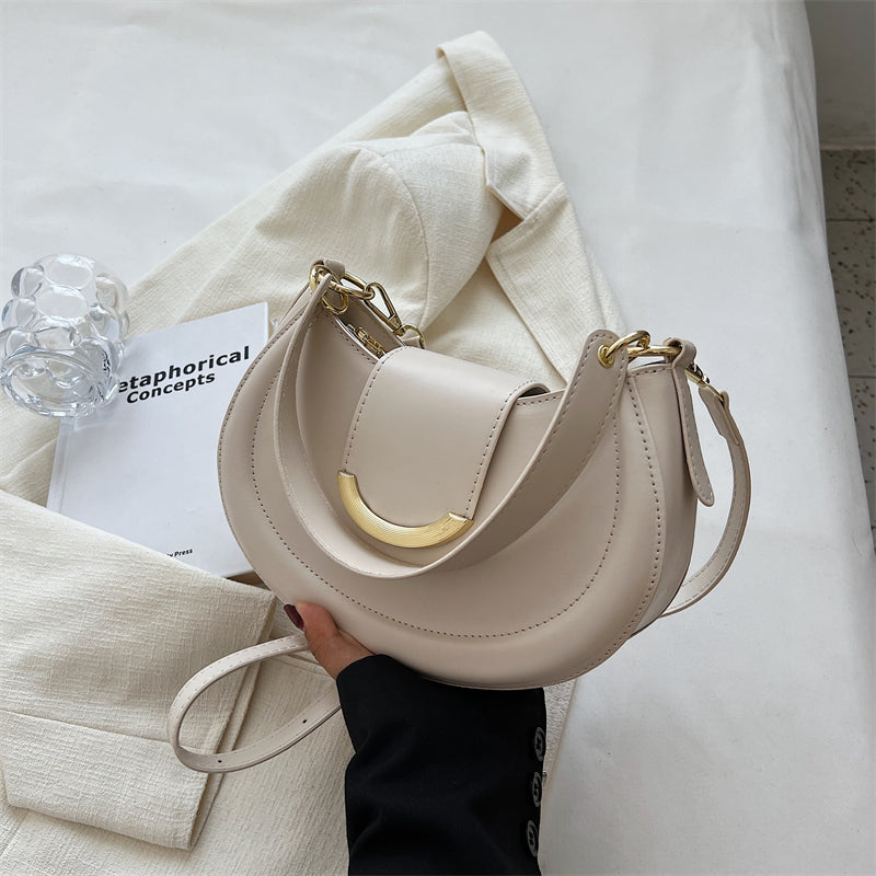 Crossbody Bag Faux Leather with Top Handle and Removable Strap