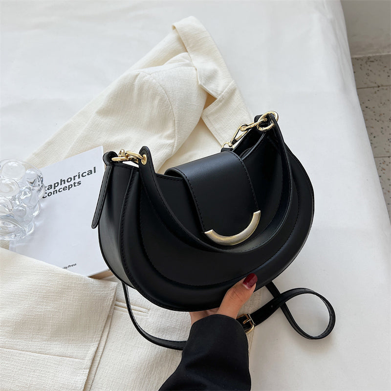 Crossbody Bag Faux Leather with Top Handle and Removable Strap
