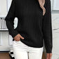 Twist Cable Round Neck Jumper