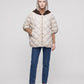 Quilted Cape Gilet with Knitted Hood