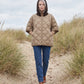 Quilted Cape Gilet with Knitted Hood