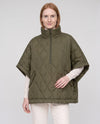 Quilted Cape Gilet with Half-Zip