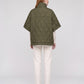 Quilted Cape Gilet with Half-Zip