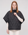 Quilted Cape Gilet with Half-Zip