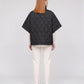Quilted Cape Gilet with Half-Zip