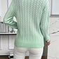 Twist Cable Round Neck Jumper