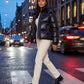 Short Shiny Hooded Puffer Jacket with Puffy Channels