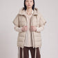 Sleeveless Puffer Cape Gilet with Hood