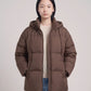 Oversized Hooded Quilted Puffer Jacket