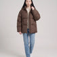 Oversized Hooded Quilted Puffer Jacket