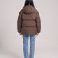 Oversized Hooded Quilted Puffer Jacket
