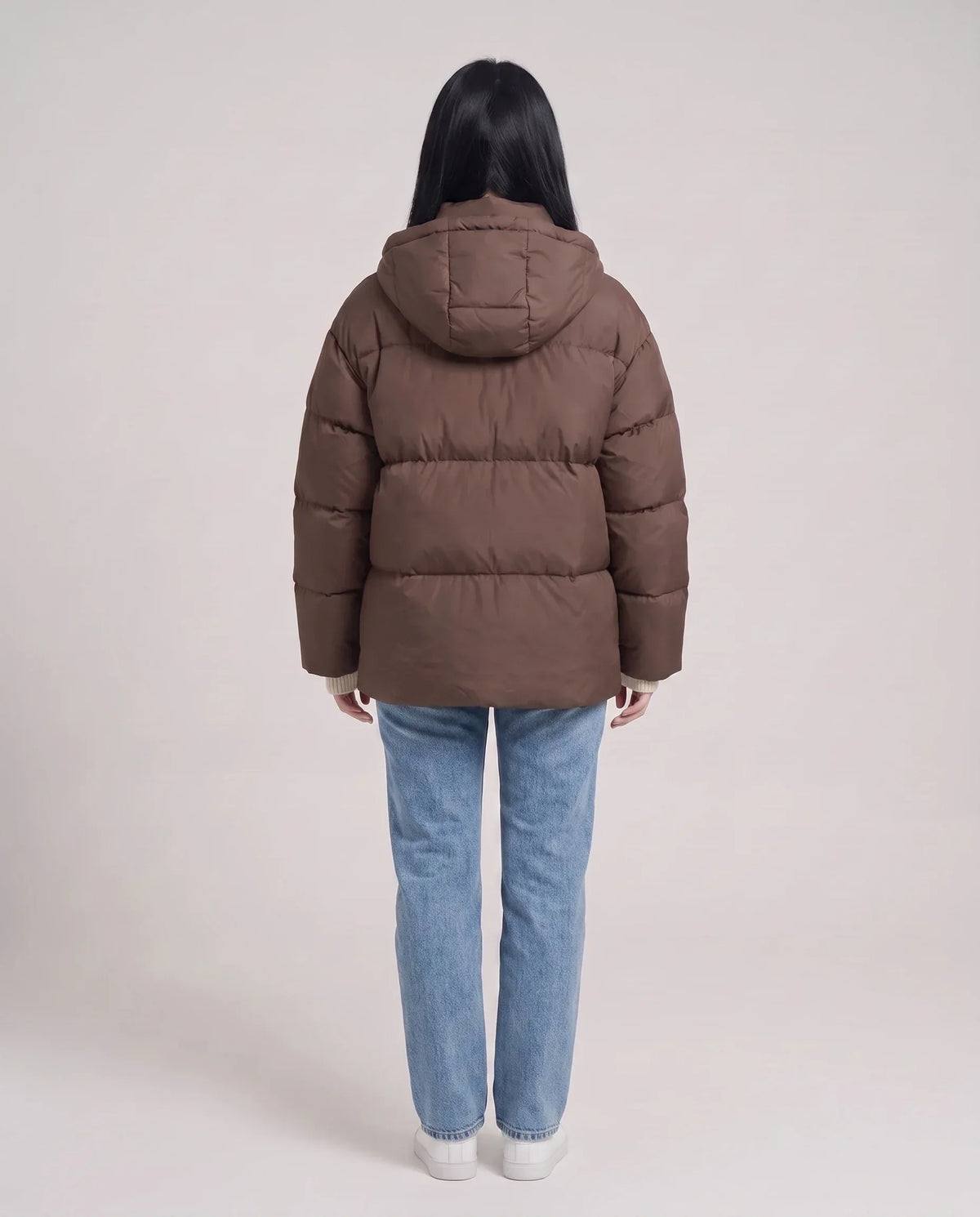 Oversized Hooded Quilted Puffer Jacket
