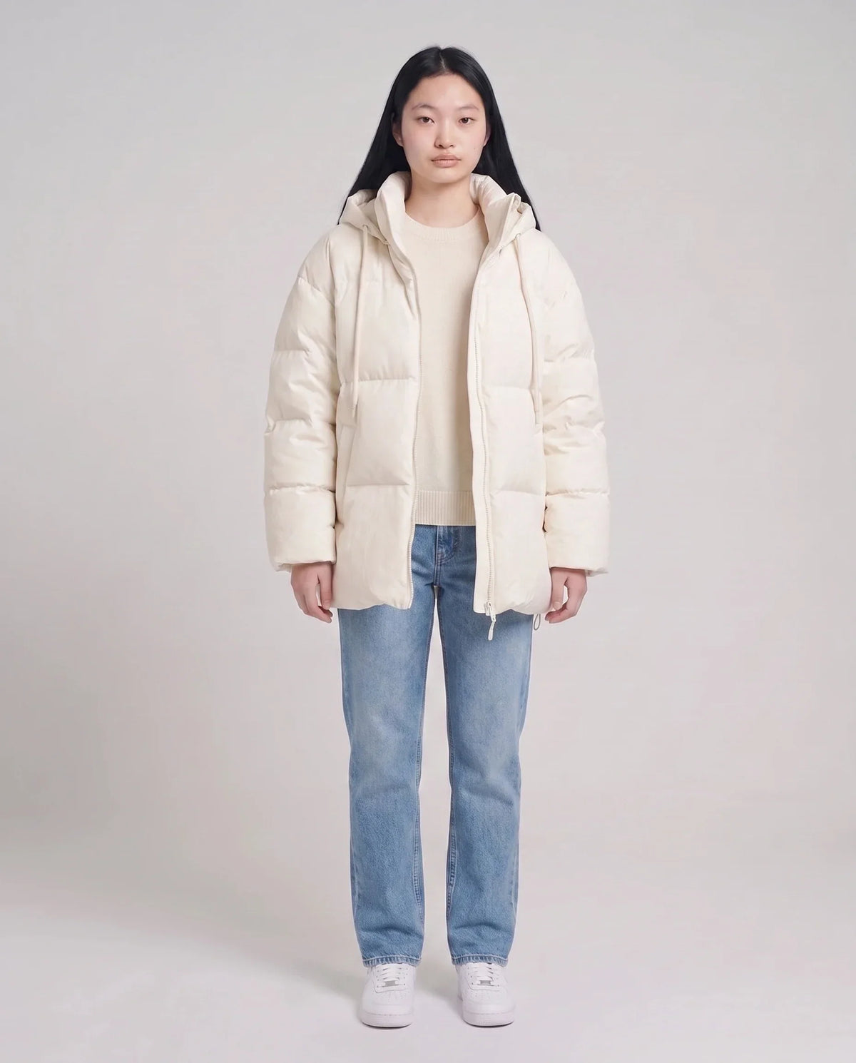 Oversized Hooded Quilted Puffer Jacket