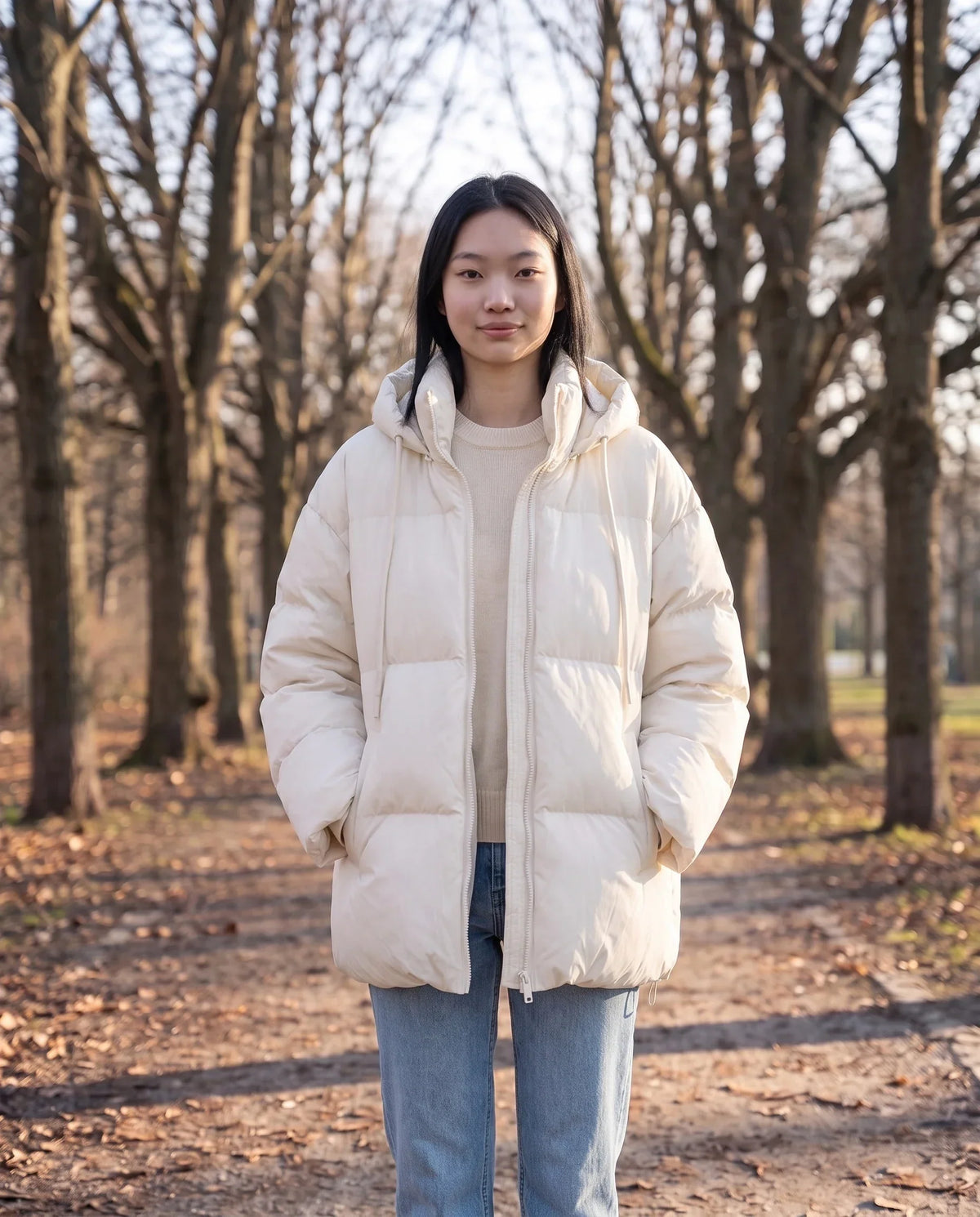 Oversized Hooded Quilted Puffer Jacket