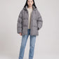 Oversized Hooded Quilted Puffer Jacket