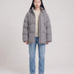 Oversized Hooded Quilted Puffer Jacket