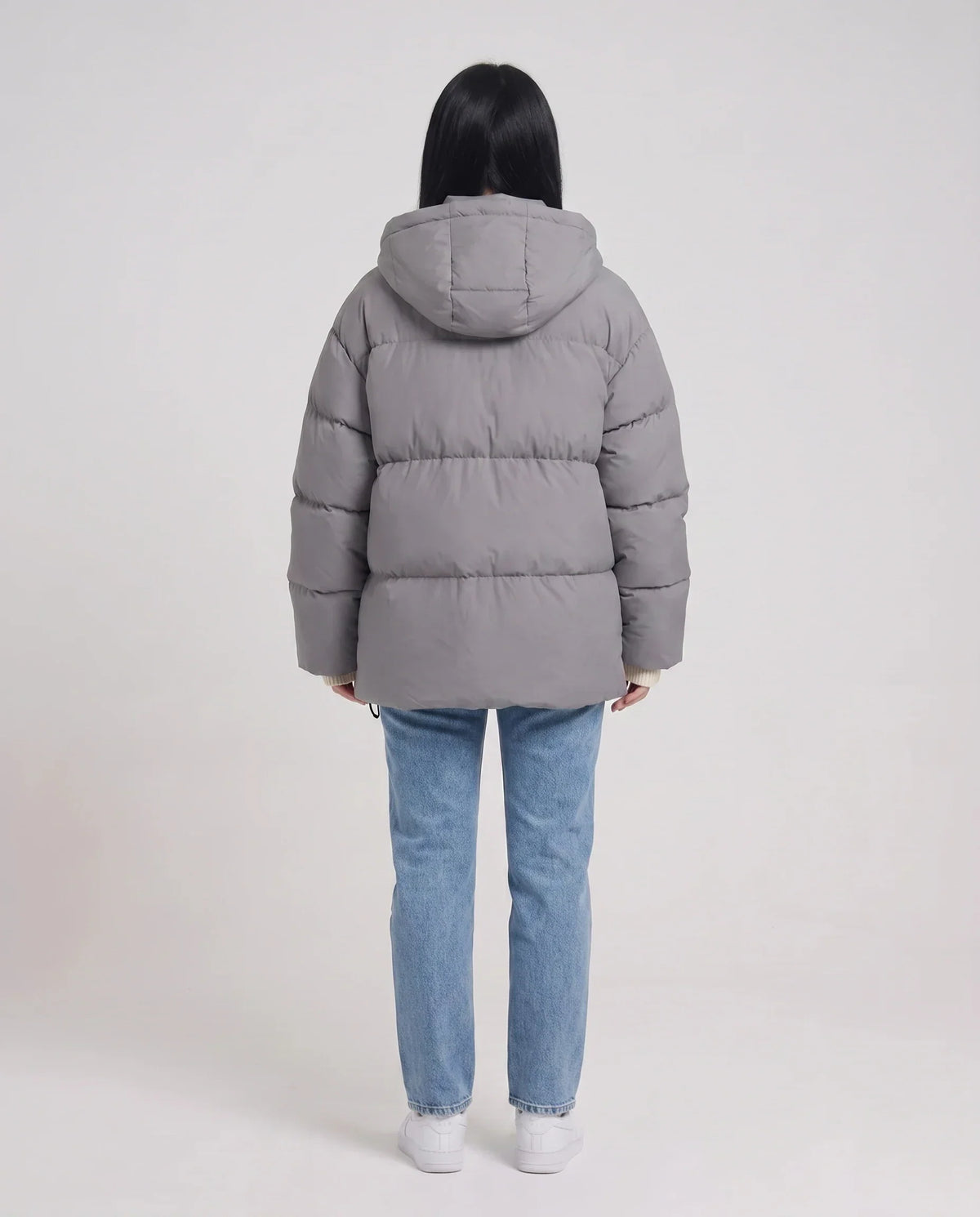 Oversized Hooded Quilted Puffer Jacket