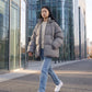 Oversized Hooded Quilted Puffer Jacket
