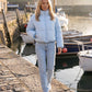 Short Quilted Jacket with Zipped Funnel Collar