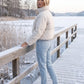 Short Quilted Jacket with Zipped Funnel Collar