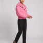 Short Puffer Jacket with Knitted Collar