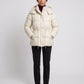 Short Puffer Jacket with Hood and Elasticated Waist