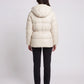 Short Puffer Jacket with Hood and Elasticated Waist