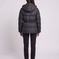 Short Puffer Jacket with Hood and Elasticated Waist