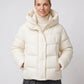 Short Oversized Puffer Jacket with Large Hood