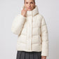 Short Oversized Puffer Jacket with Large Hood