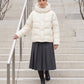 Short Oversized Puffer Jacket with Large Hood