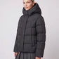 Short Oversized Puffer Jacket with Large Hood