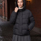 Short Oversized Puffer Jacket with Large Hood