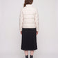 Short Lightweight Puffer Jacket with Brass Poppers
