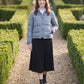 Short Lightweight Puffer Jacket with Brass Poppers