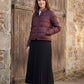 Short Lightweight Puffer Jacket with Brass Poppers