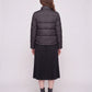 Short Lightweight Puffer Jacket with Brass Poppers