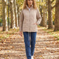 Short Quilted Jacket with Knitted Sleeves