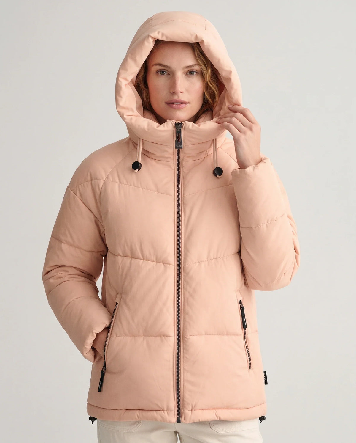 Short Oversized Hooded Puffer Jacket